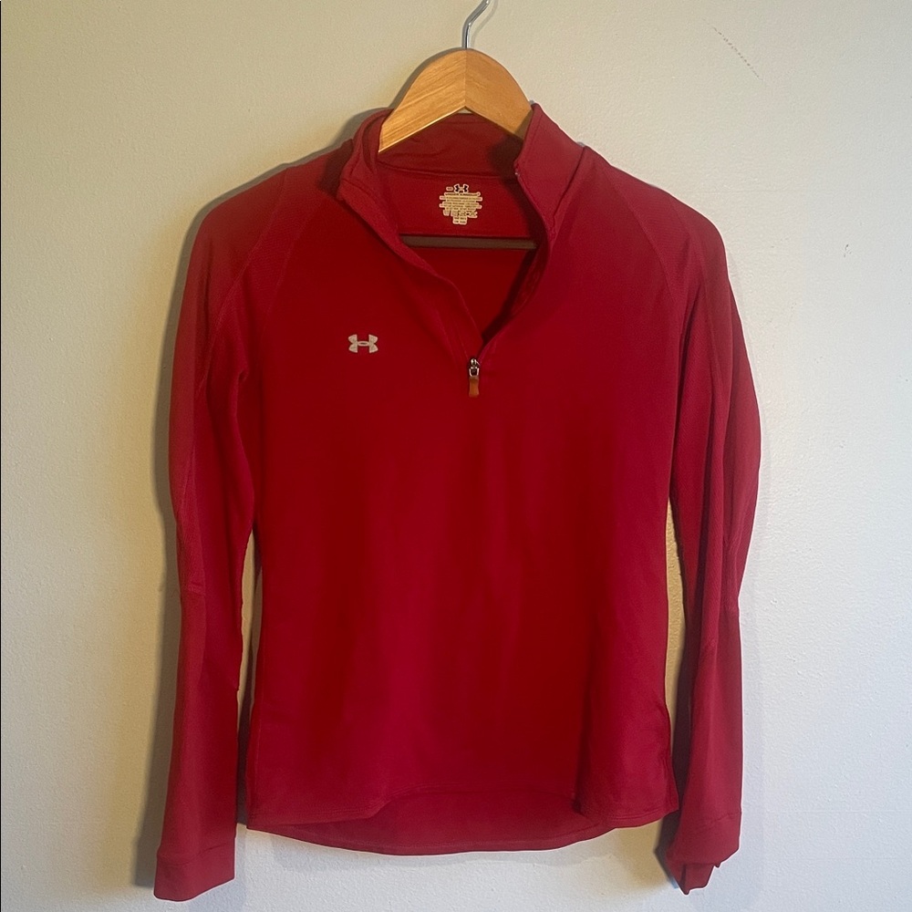 Under Armour Women's Red Quarter-Zip